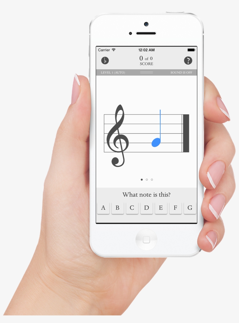 Music Flashcards, G Bass Note - Imagem Png Celular, transparent png download