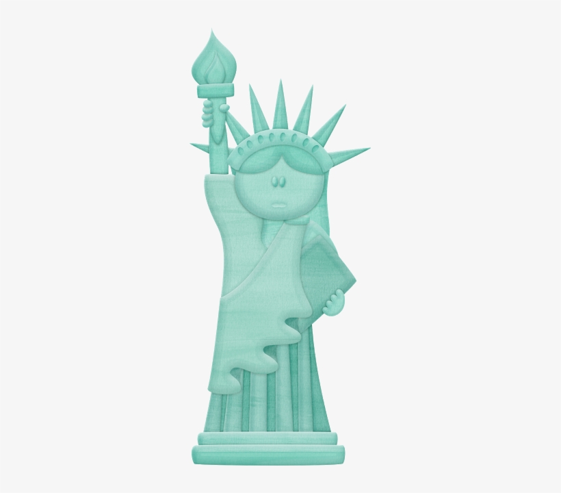 Statue Of Liberty Statue Of Liberty, Svg File, School - Clip Art Cute Statue Of Liberty, transparent png download