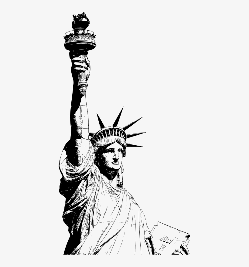 Medium Image - Clip Art Statue Of Liberty, transparent png download