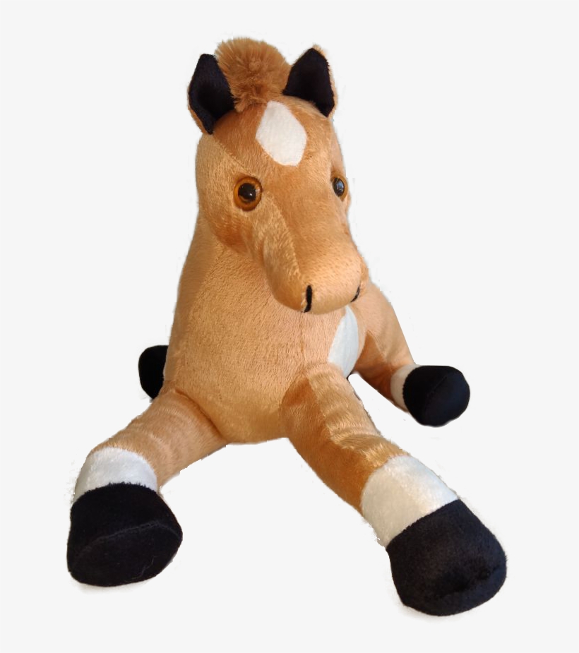 Cavalo De Pelúcia Corcel Caramelo 30 Cm - Horse, transparent png download