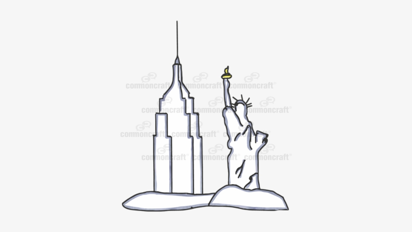 Ny Statue Of Liberty - Statue Of Liberty, transparent png download