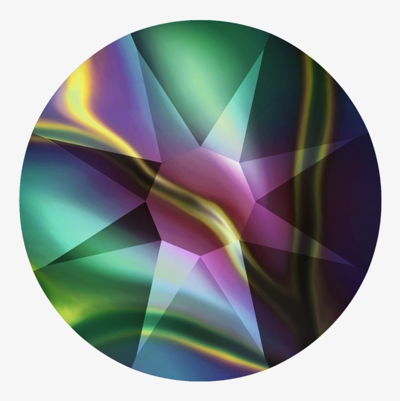 Swarovski Crystal Rainbow Dark Color 2088 Swarovski - Rainbow Dark Swarovski, transparent png download