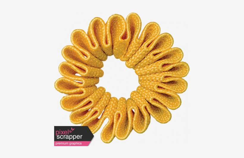 Christmas Memories Gold Ric Rac Flower - Sandwich Cookies, transparent png download