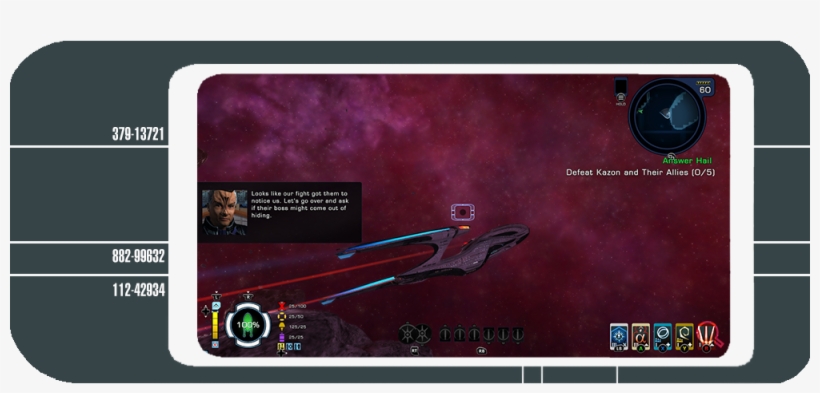 To Do That, We Had To Figure Out How To Make The Very - Star Trek Online Ps4 Hud, transparent png download