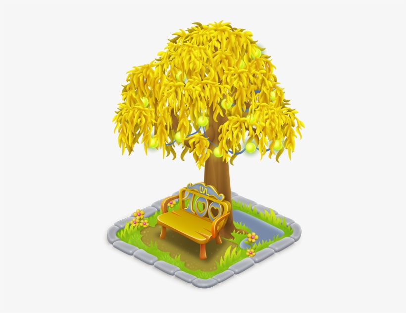 Golden Tree Hay Day Trees PNG Image Transparent PNG Free Download