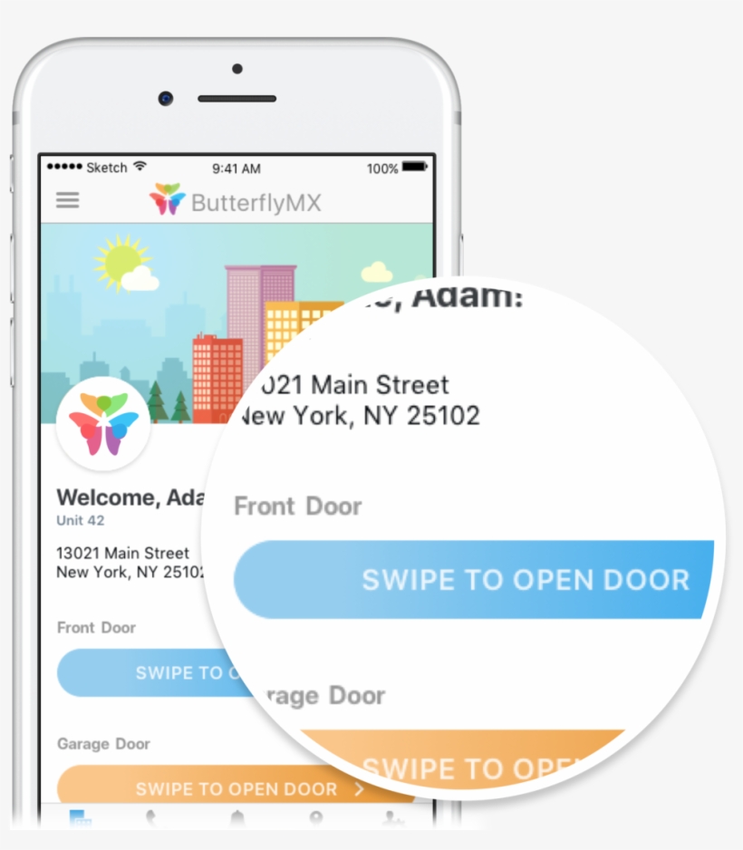 Butterflymx-app - Runs Like Butter Inc., transparent png download