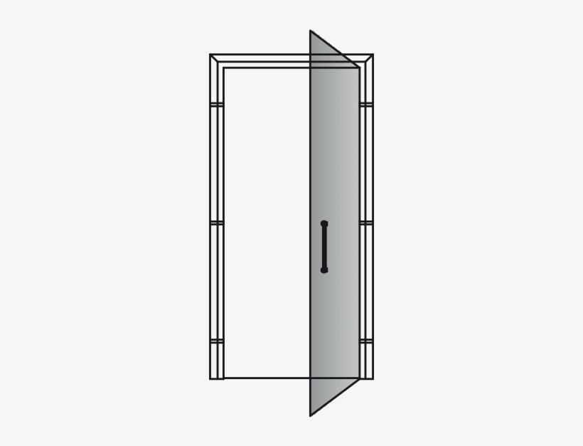Door Leaved Opening To Pull Residential Use And Commercial - Door, transparent png download