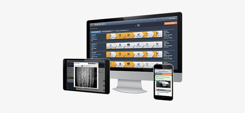 Autoserve1 On Tablet And Phone - Iphone, transparent png download