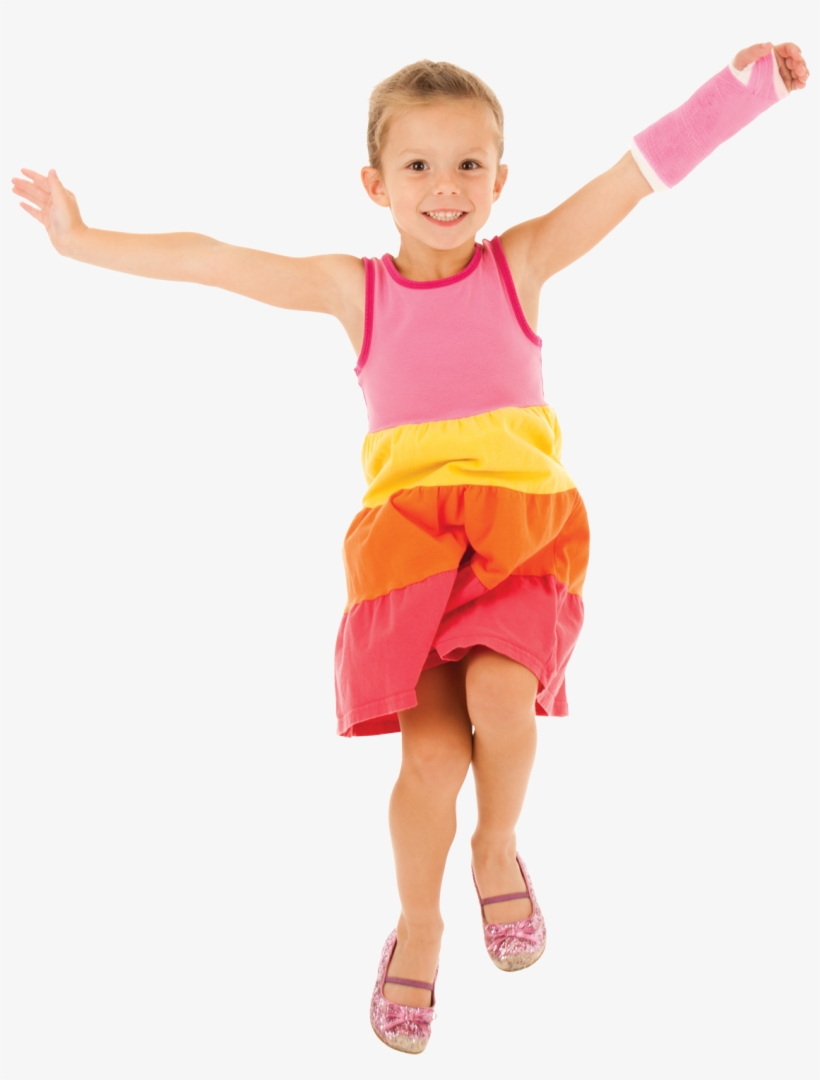 2018 Spo Brochure Girl Jumping Med - Bone Fracture, transparent png download