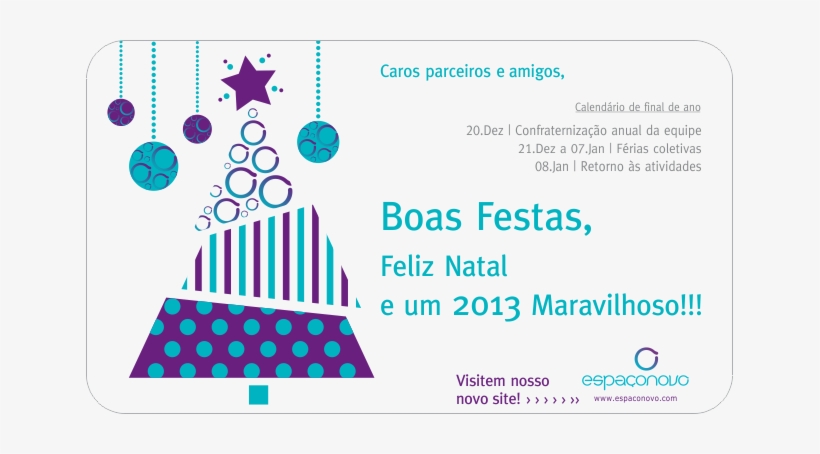 Espaçonovo Deseja Boas Festas - Boas Festas, transparent png download