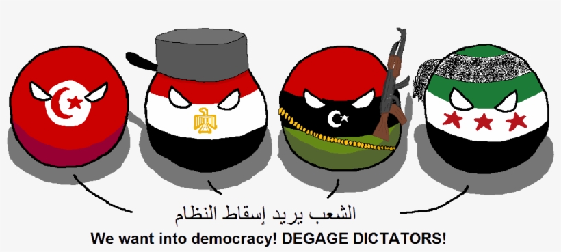 Arab Spring - Polandball Arab Spring, transparent png download