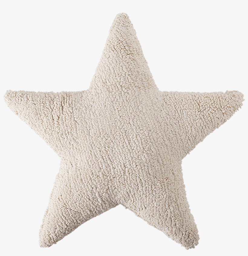 Cojín Estrella Blanca Lorena Canals - Lorena Canals Star Cushion - Beige (1'9" X 1'9"), transparent png download