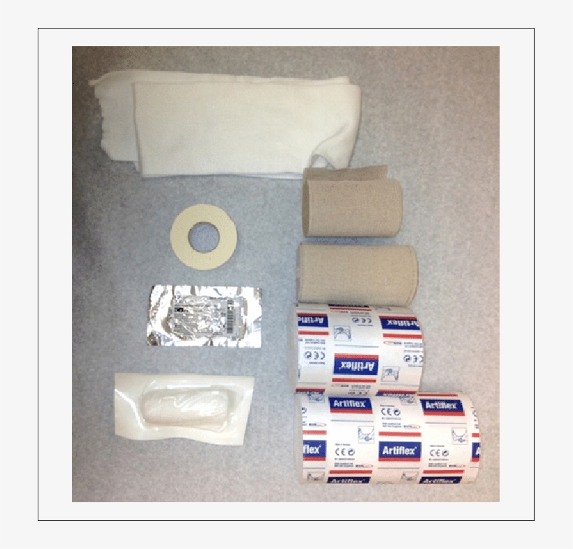 Compression Dressing Materials Used Include Petroleum - Dressing, transparent png download