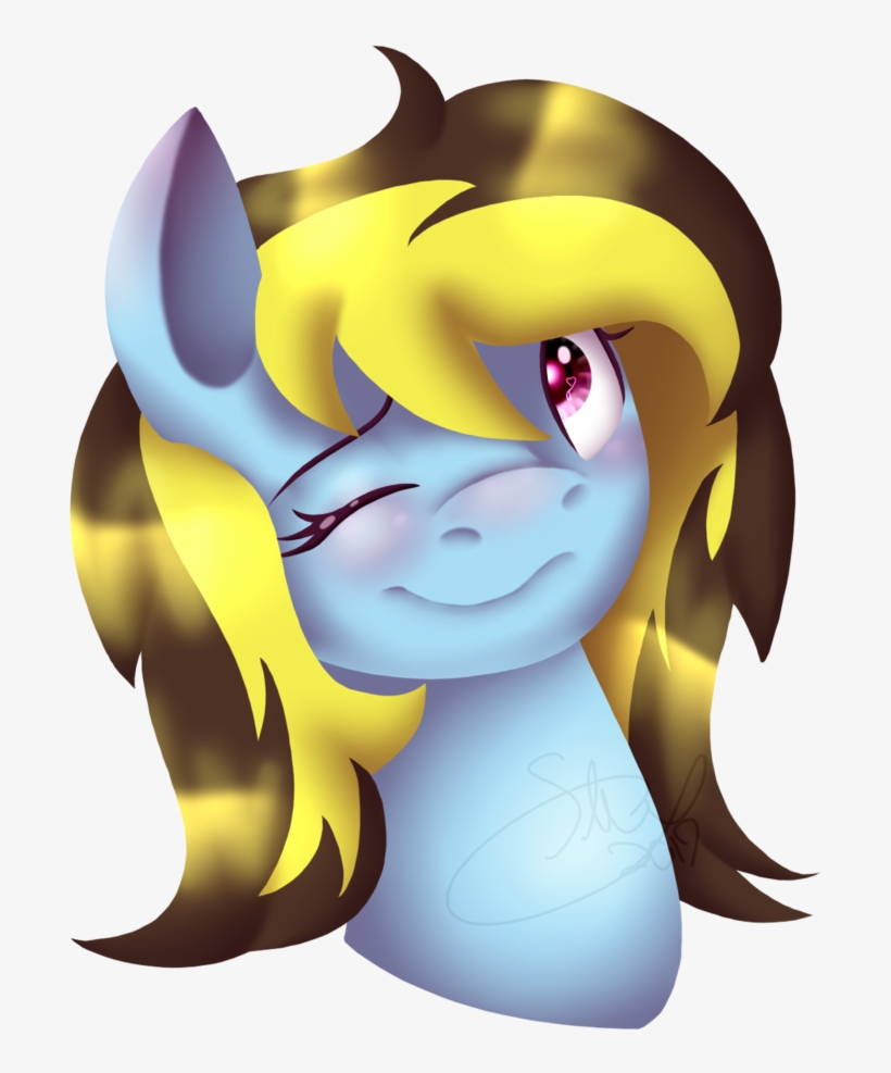 Sketchthebluepegasus, Bust, Female, Mare, Oc, Oc Only, - Deviantart, transparent png download