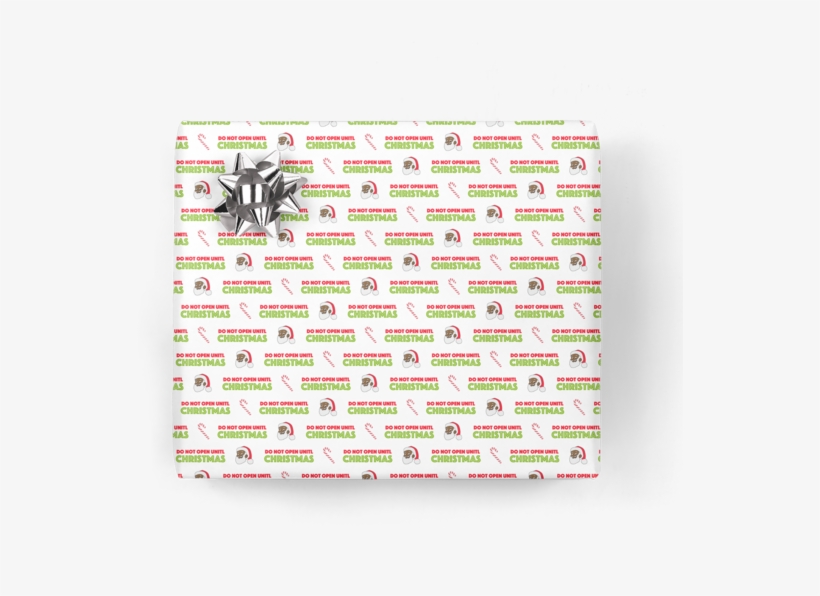 Clarence Claus™ Do Not Open Gift Wrap - Gift Wrapping, transparent png download