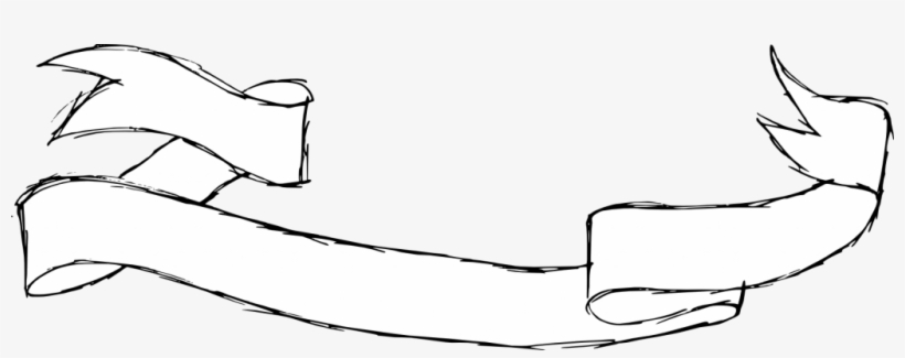 9 Hand Drawn Banner Ribbon - Portable Network Graphics, transparent png download