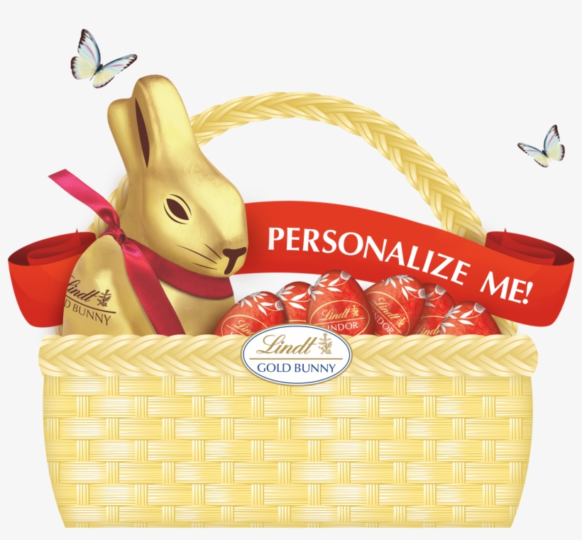 Customize Your Ribbon Today - Lindt Personalized Bunny, transparent png download