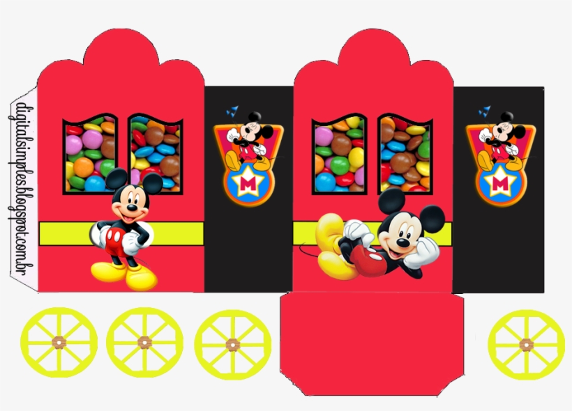 Mickey In Red - Mickey Mouse, transparent png download