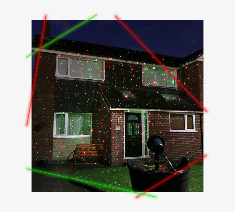 Outdoor Christmas Laser Light Projector With Remote, - Projector, transparent png download