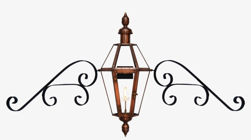 Mount Vernon With Fancy Mustache Bracket And London - Lantern With Mustache Scroll, transparent png download