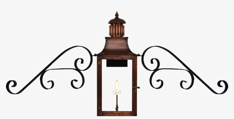 Somerset With Fancy Mustache Bracket - Coppersmith Market Street Lanterns, transparent png download
