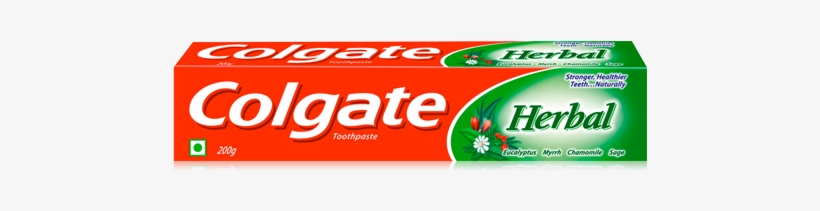 Herbal, Natural, 200 Gm Tube - Colgate Herbal Natural Toothpaste, transparent png download