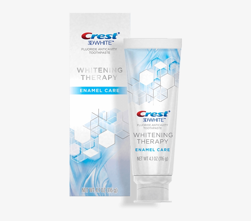 Crest 3d White Whitening Therapy Enamel Care Toothpaste, transparent png download