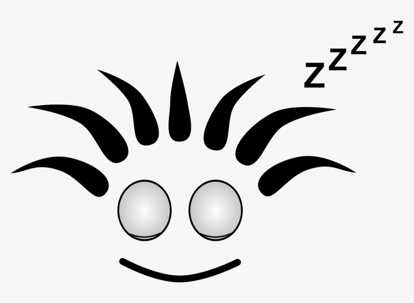 This Free Clipart Png Design Of Bob Sleeping - Clip Art Black And White Funny Faces, transparent png download