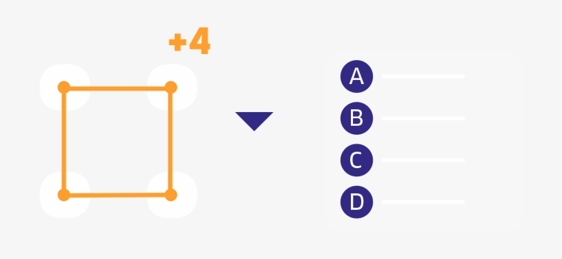 When Four Dots Are Connected To Form A Square, Answer - Logo, transparent png download
