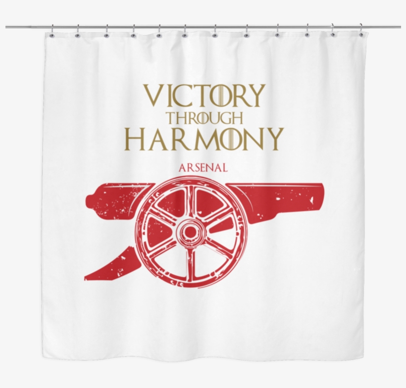 Game Of Thrones House Arsenal Fc Shower Curtain - Hillary-gam Blue 400 Magnets, transparent png download