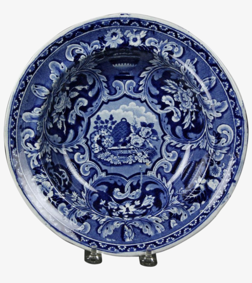 Charming Circa 1825 Staffordshire Transferware Deep - Nossa Senhora Dos Mártires, transparent png download