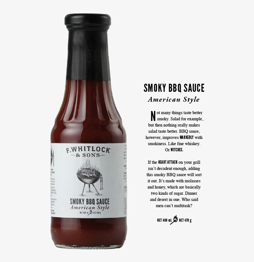 Smoky Bbq Sauce - Whitlocks Sauce Nz Worcester, transparent png download