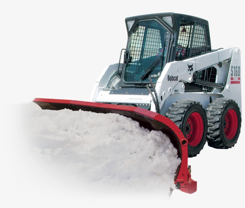 Skid Steer Scoop Plow - Snowplow, transparent png download