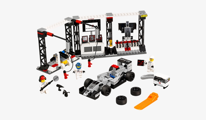 Make Speedy Pit Stops With Mclaren Mercedes - Lego F1 Speed Champions, transparent png download