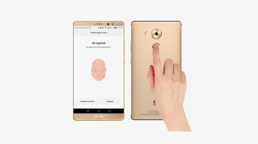 Configurar El Sensor De Huella Digital - Smartphone, transparent png download