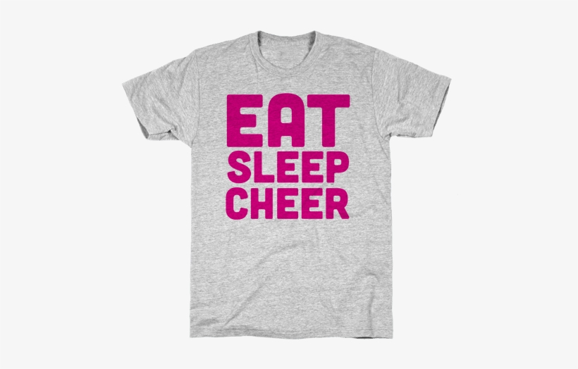 Eat Sleep Cheer Mens T-shirt - Superhero In Training Shirt, transparent png download