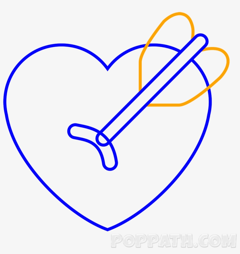 Add A Feather As Shown To Make The Arrow More Realistic - Arrow, transparent png download