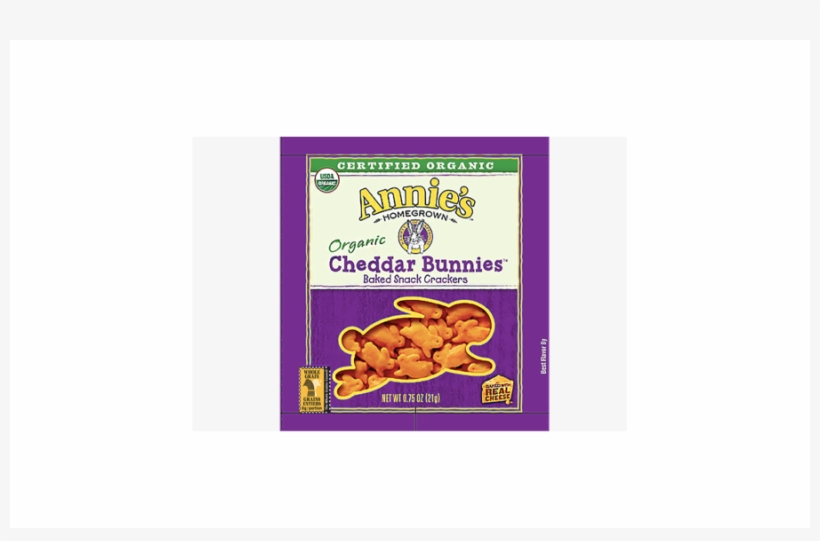 Annie's Homegrown Launches Organic Cheddar Bunnies - Annie's Organic Cheddar Bunnies 1 Oz. Bag, transparent png download