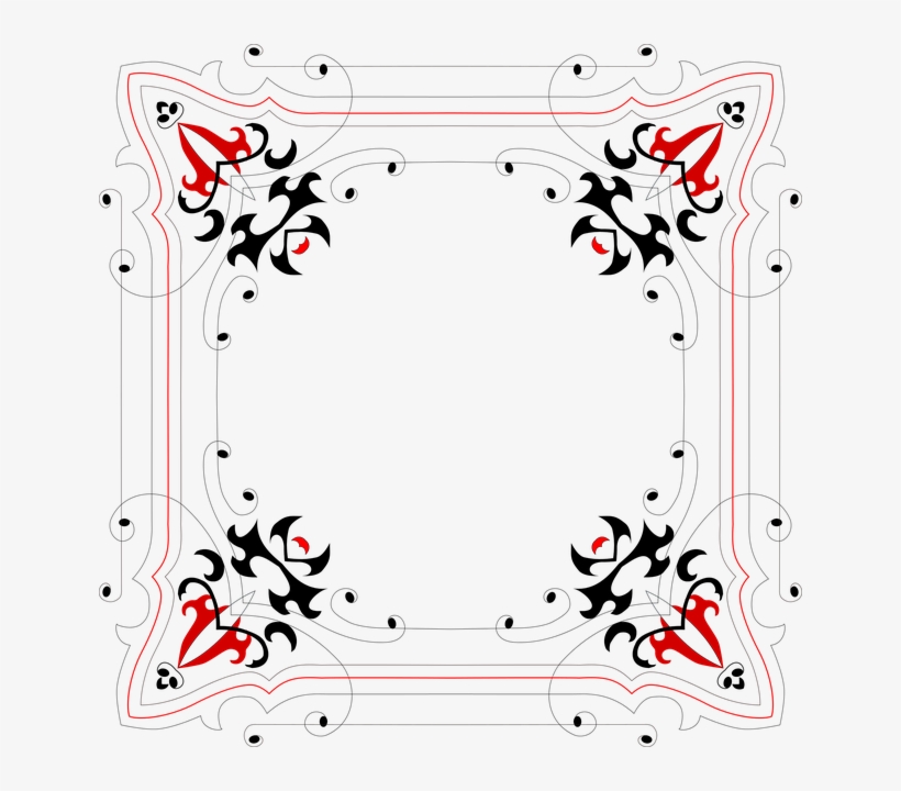 Free Photo Flourish Floral Border Frame Ornamental - Icon, transparent png download