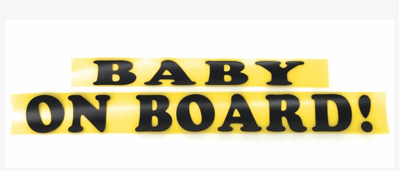 Baby On Board Inserts For Lumisign - Poster, transparent png download