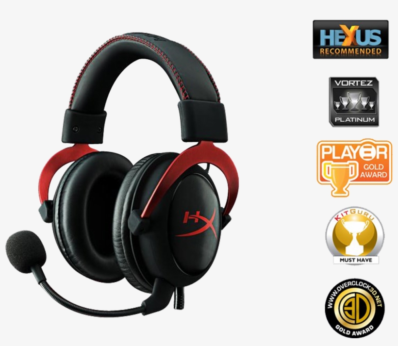 Speakers & Headphones - Hyperx Cloud Ii 7.1, transparent png download