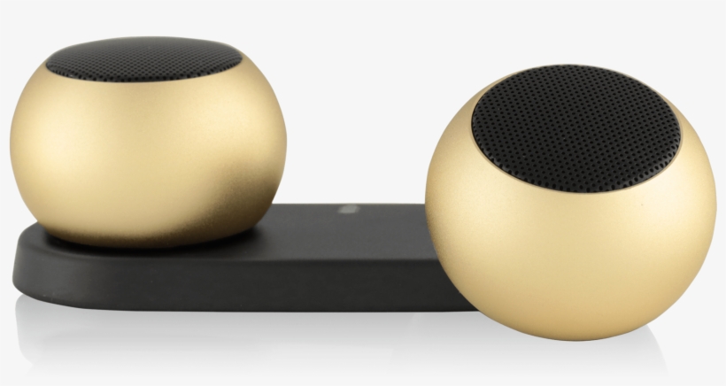 Gold Heavy Metal Stereo Set - Wireless Speaker, transparent png download