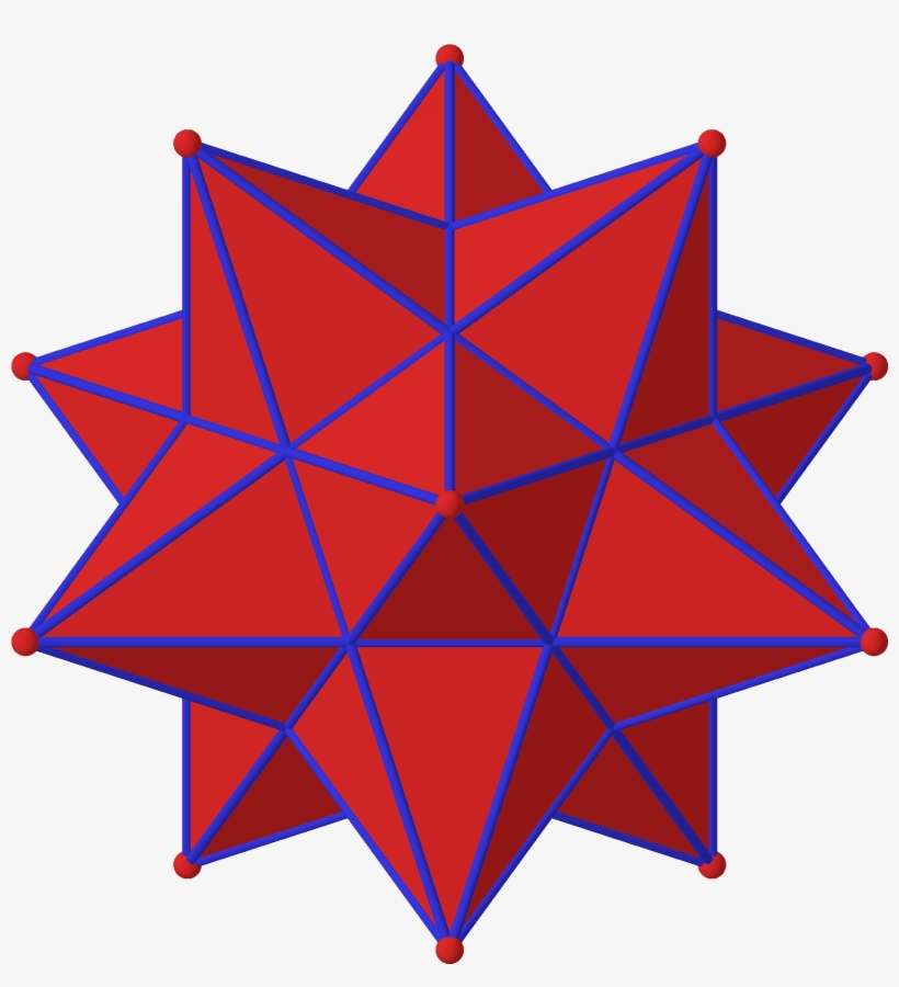 Polyhedron Great 12 Dual From Red - Stencil Moana, transparent png download
