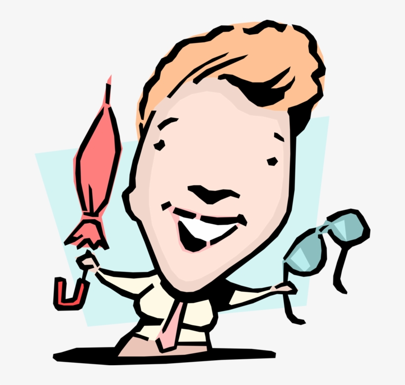 Vector Illustration Of Rain Or Shine Idiom Gungho PNG Image