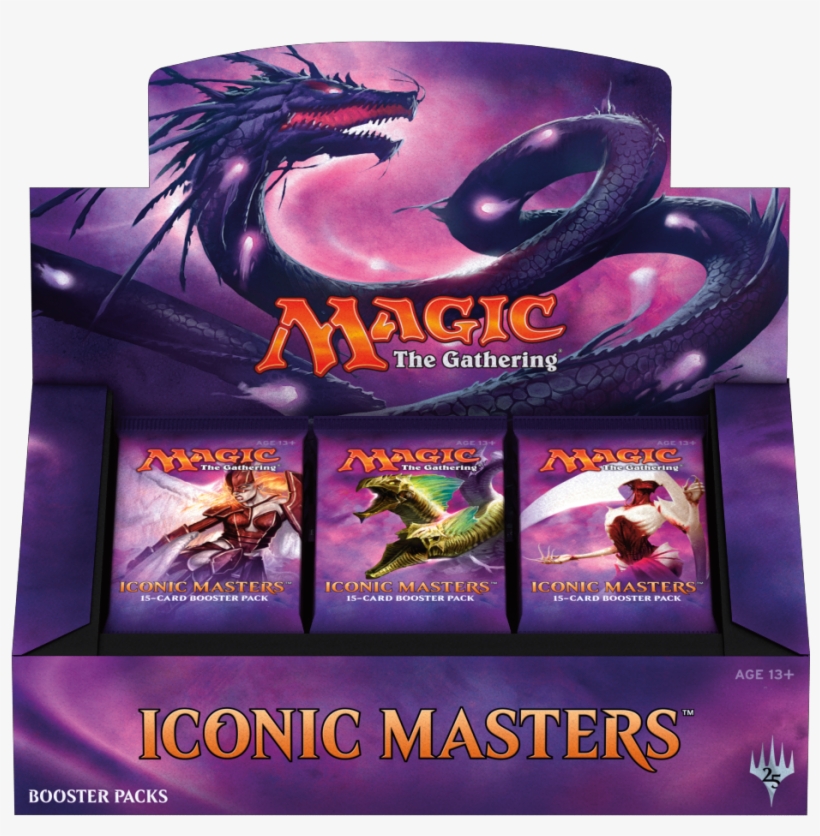 Mtg Magic Iconic Masters Booster Box - Iconic Masters Booster Box, transparent png download