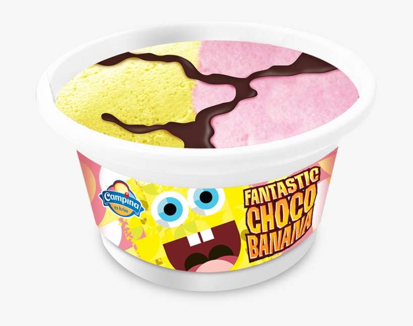 Sponge Bob 3d Cup Wi - Ice Cream Cup Campina, transparent png download