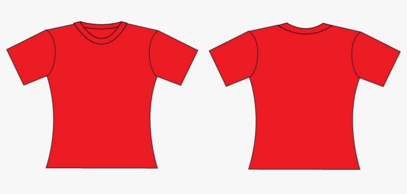 Female Pattern - Female Red T Shirt PNG Image | Transparent PNG Free ...