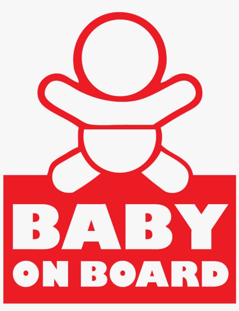 Baby On Board - Baby On Board Red, transparent png download