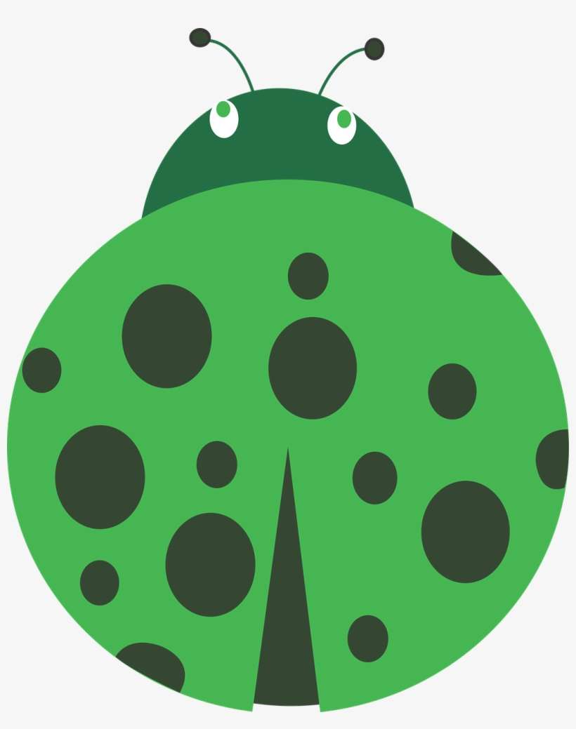 Lady,bug,april,green - Grüner Käfer Clipart, transparent png download