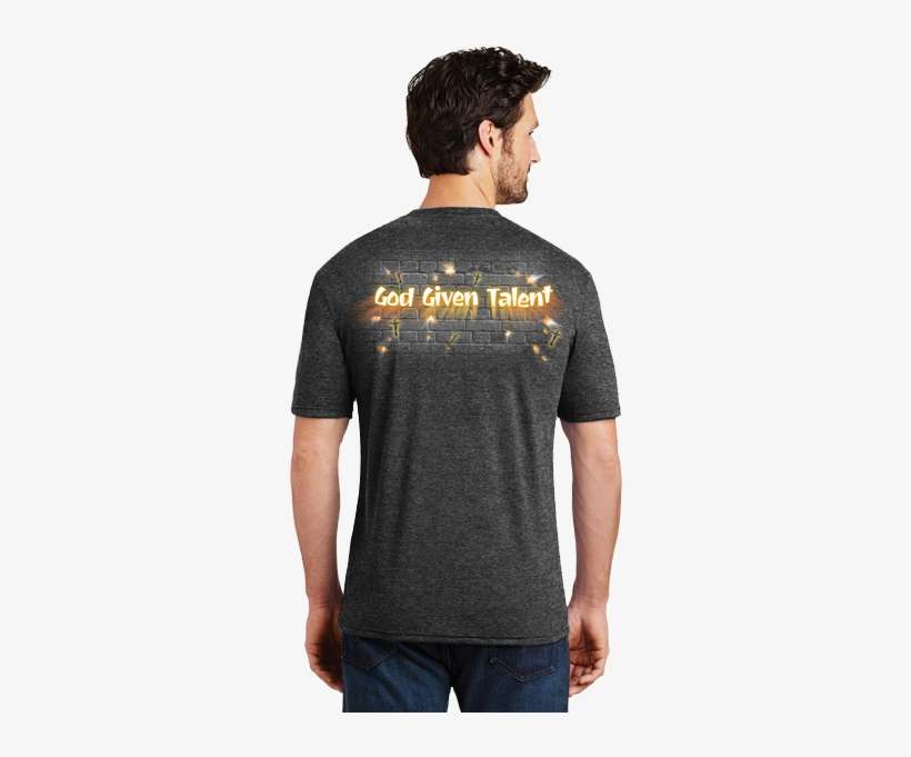 Lucas Truth - Mens Perfect Tri Crew Tee. Dm130 Purple Frost 3xl, transparent png download